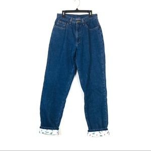 L.L. Bean Double L Relaxed Fit high rise mom jeans